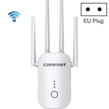 Picture of COMFAST CF-WR758AC Dual Frequency 1200Mbps Wireless Repeater 5.8G WIFI Signal Amplifier, EU Plug