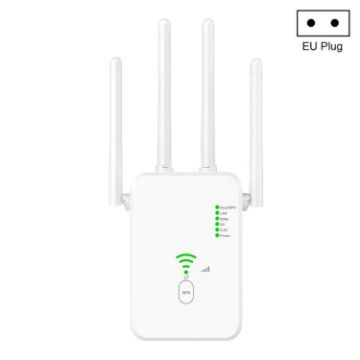 Picture of U10 1200Mbps Signal Booster WiFi Extender WiFi Antenna Dual Band 5G Wireless Signal Repeater (EU Plug)