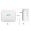 2.4G 300M Wi-Fi Amplifier Long Range WiFi Repeater EU Plug Black - 3