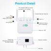 2.4G 300M Wi-Fi Amplifier Long Range WiFi Repeater EU Plug Black - 6
