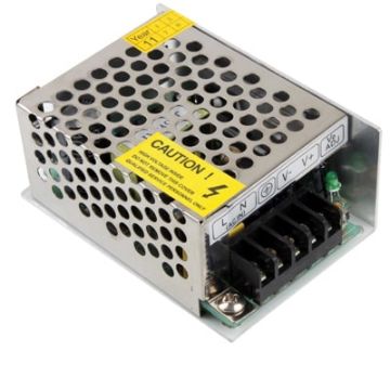 Picture of Regulated Switching Power Supply, Input: AC 180~240V, (S-25-24 DC 24V 1A) , Dimension (LxWxH): 85x58x38mm
