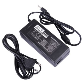 Picture of EU Plug AC Adapter for LED Rope Light with 5.5 x 2.1mm DC Power Adapter, DC 12V/5A