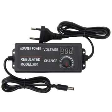 AC to DC Adjustable Voltage Power Adapter - 3-24V-2A - Universal Power Supply - 1