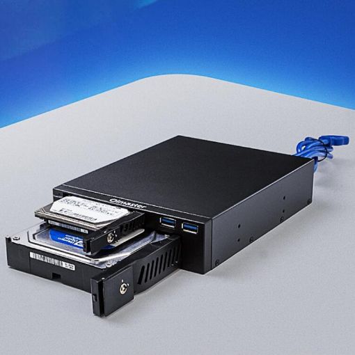 Picture of Oimaster MR-6203 Double Bay Optical Drive Hard Drive Box Hard Drive Bracket