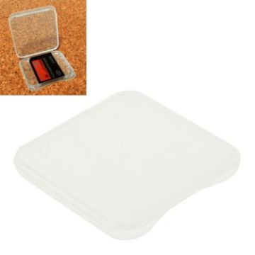 Picture of 100Pcs Transparent Plastic Storage Card Box for MS Duo Card, SD Card
