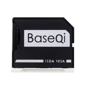 BASEQI Hidden Aluminum Alloy SD Card Case for MacBook Air 13.3 inch - 1