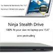 BASEQI Hidden Aluminum Alloy SD Card Case for Xiaomi Pro 15.6 inch Laptop - 5