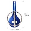 Picture of Universal Carbon Fiber Hood Lock Car Modification Cover Pull-type Engine Lock Pins for Car (Blue)