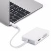USB C to HDMI VGA DVI Adapter Cable for Laptop Apple Macbook - 5