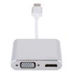 2 in 1 USB 3.0 to HDMI + VGA Adapter - Silver - 3