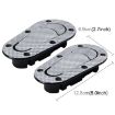 Carbon Fiber Car Hood Lock Pair - Racing Car Cover Lock - 2