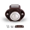 Nickel Press Type Drawer Cabinet Catch Latch - RV/Yacht/Furniture - 2