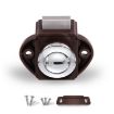 Drawer Cabinet Catch Latch Release - Brown - 2