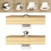 Drawer Cabinet Catch Latch Release - Brown - 8
