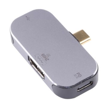 3-in-1 USB-C Male to Dual USB-C + 4K HDMI Adapter - 1