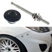 Stainless Steel Quick-pins Push Button Hood Pins Kit (Black) - 1