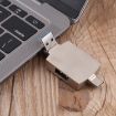 8 In 1 Type-C/USB-C + 8 Pin + Dual USB + SD + TF + Micro Card + OTG Adapter - 7