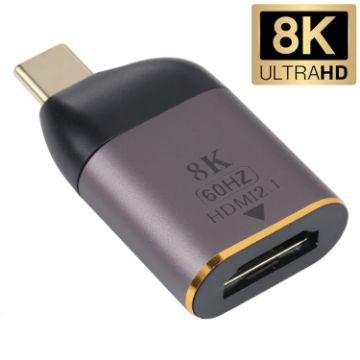 Picture of 8K 60Hz HDMI Female to USB-C/Type-C Male Adapter