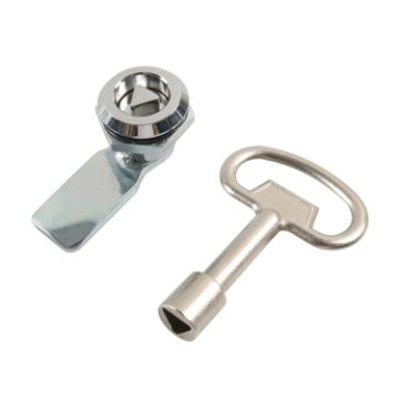 Picture of A8169 Triangular Lock Cylinder Cabinet Door Lock with Key