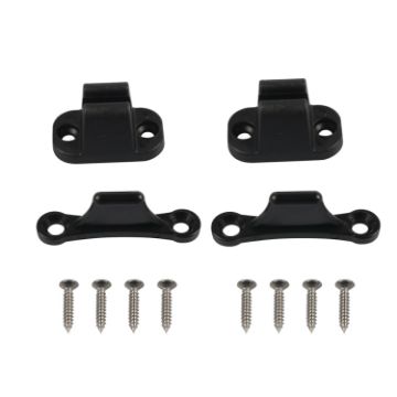 Picture of A8625 2 Pair Black RV Hatch T-shape Door Fixer Kit with Screws