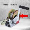 Boat Trailer Truck Winch Handle Comfort Grip Crank - 6