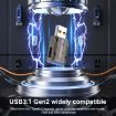 120W USB 3.1 Gen2 to Type-C 10Gbps Mechanical Adapter - 4