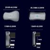 140W USB-C Male to USB Female Charging Adapter - 20Gbps Speed - 2