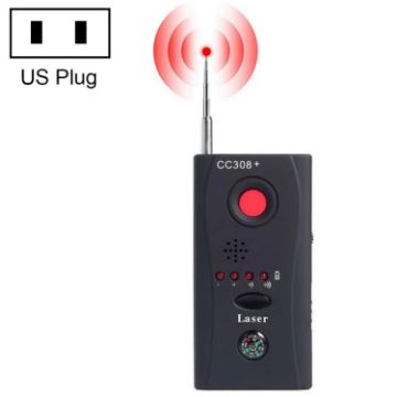 Picture of CC308+ Multi Wireless Camera Lens Detector Radio Wave Signal Detect Full-range RF GSM Device Finder (US Plug)