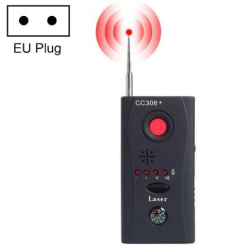 Picture of CC308+ Multi Wireless Camera Lens Detector Radio Wave Signal Detect Full-range RF GSM Device Finder (EU Plug)