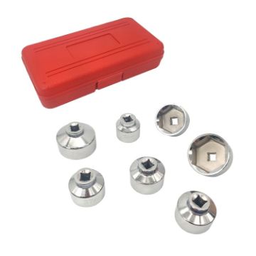 Picture of ZK-077 7 in 1 Car Cartridge Housing Oil Filter Cap Wrench Socket Set Tool Kit
