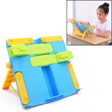 Picture of Creative Folding Bookshelf Upgraded Portable Folding Student Book Stand Book Holder (Blue)