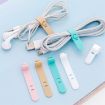 Picture of 4 PCS Solid Color Cable Winder Organizer Holder Line Fixer Winder (White)