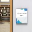 2 PCS 4x6 Inch Wall Mounted Acrylic Signage Bracket Photo Frame - 5