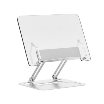 Aluminum Alloy + Acrylic Reading Rack Desktop Tablet PC Holder - 1