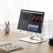 Aluminum Alloy + Acrylic Reading Rack Desktop Tablet PC Holder - 2