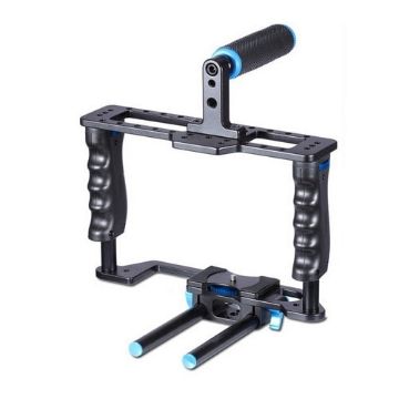 Picture of YELANGU YLG0107E-A Protective Cage Handle Stabilizer Top Set for DSLR Camera