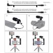 Picture of PULUZ 3 in 1 Vlogging Live Broadcast LED Selfie Light Smartphone Video Rig Kit with Microphone & Tripod Head (Red)