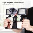 PULUZ Vlogging Live Broadcast Smartphone Video Rig Stabilizer - Red - 8