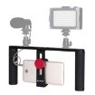 PULUZ Smartphone Video Rig Stabilizer - Aluminum Bracket for Vlogging - 1