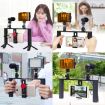 PULUZ Smartphone Video Rig Stabilizer - Aluminum Bracket for Vlogging - 7