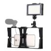 PULUZ 2 in 1 Vlogging LED Selfie Light Smartphone Video Rig Kit - 2