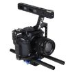 Picture of PULUZ Camera Cage Handle Stabilizer for Sony A7/A7S/A7R, A7 II/A7R II/A7S II, A7R III/A7S III, A7R IV, A6000, A6500, A6300, Panasonic GH4 (Blue)