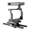 Picture of PULUZ Video Camera Cage Stabilizer with Handle & Rail Rod for Nikon Z6/Z7 (Black)