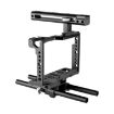 YELANGU C18 Video Camera Cage Stabilizer for Panasonic Lumix - Black - 3