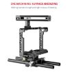 YELANGU C18 Video Camera Cage Stabilizer for Panasonic Lumix - Black - 9