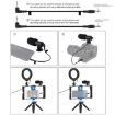PULUZ 4-in-1 Vlogging Kit with RGBW Ring LED Selfie Light - Blue - 7