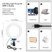 PULUZ 4-in-1 Vlogging Kit with RGBW Ring LED Selfie Light - Blue - 8
