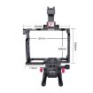 YELANGU C8 Video Camera Cage Stabilizer - Black - 4