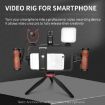 Picture of YELANGU LW-B01A01 Vlogging Live Broadcast LED Selfie Light Mic Smartphone Video Rig Handles Stabilizer Kits