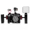 Canon EOS R7 PULUZ Metal Camera Cage Stabilizer Rig - Black - 7